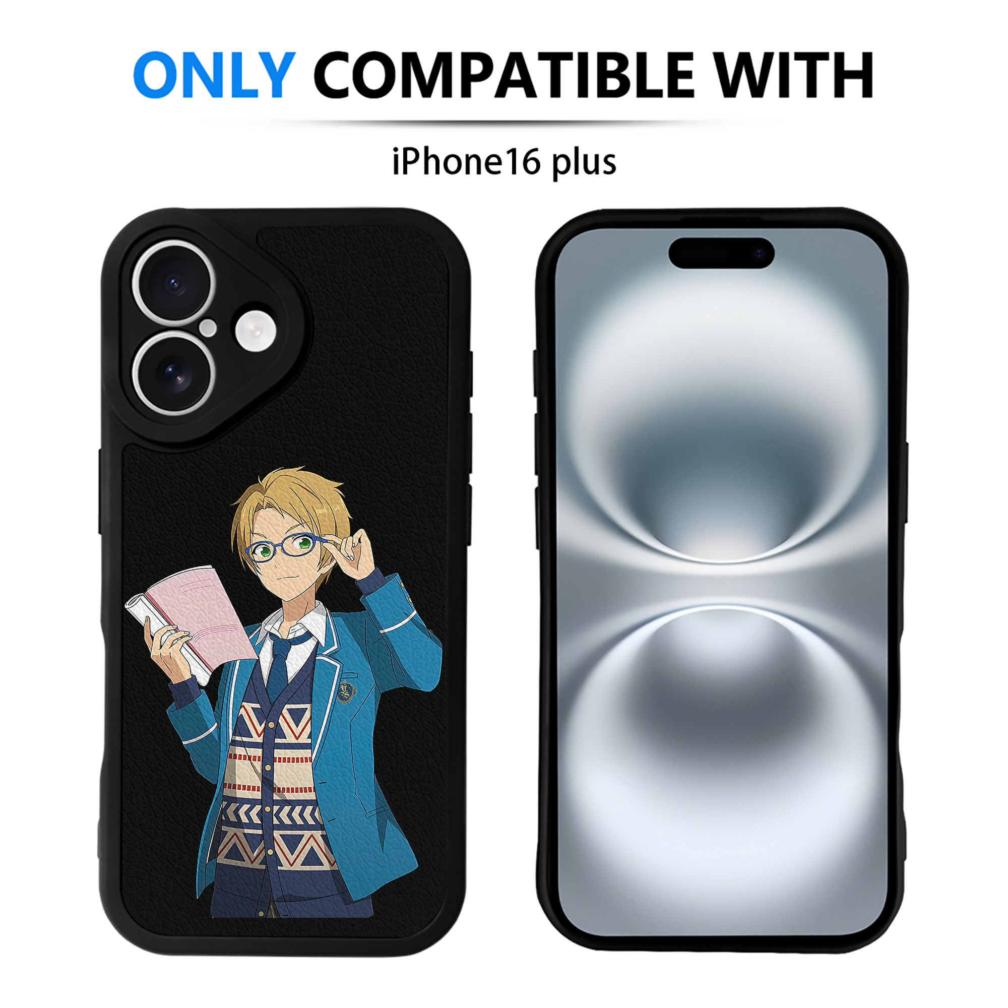 （画像用） あんさんぶるスターズ! Ensemble Stars 【iPhone 16シリーズ対応】シリコンスマホケース（レザー調） 材質：シリコン